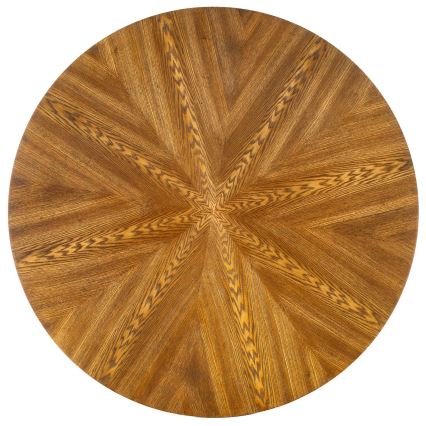 Mesa de refeições CARMELO 75x100 cm preto/castanho