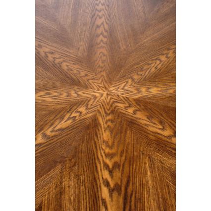 Mesa de refeições CARMELO 75x100 cm preto/castanho