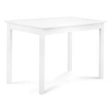 Mesa de refeições EVENI 76x60 cm faia/branco
