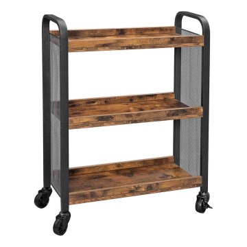 Mesa de servir MARGE castanha/preta