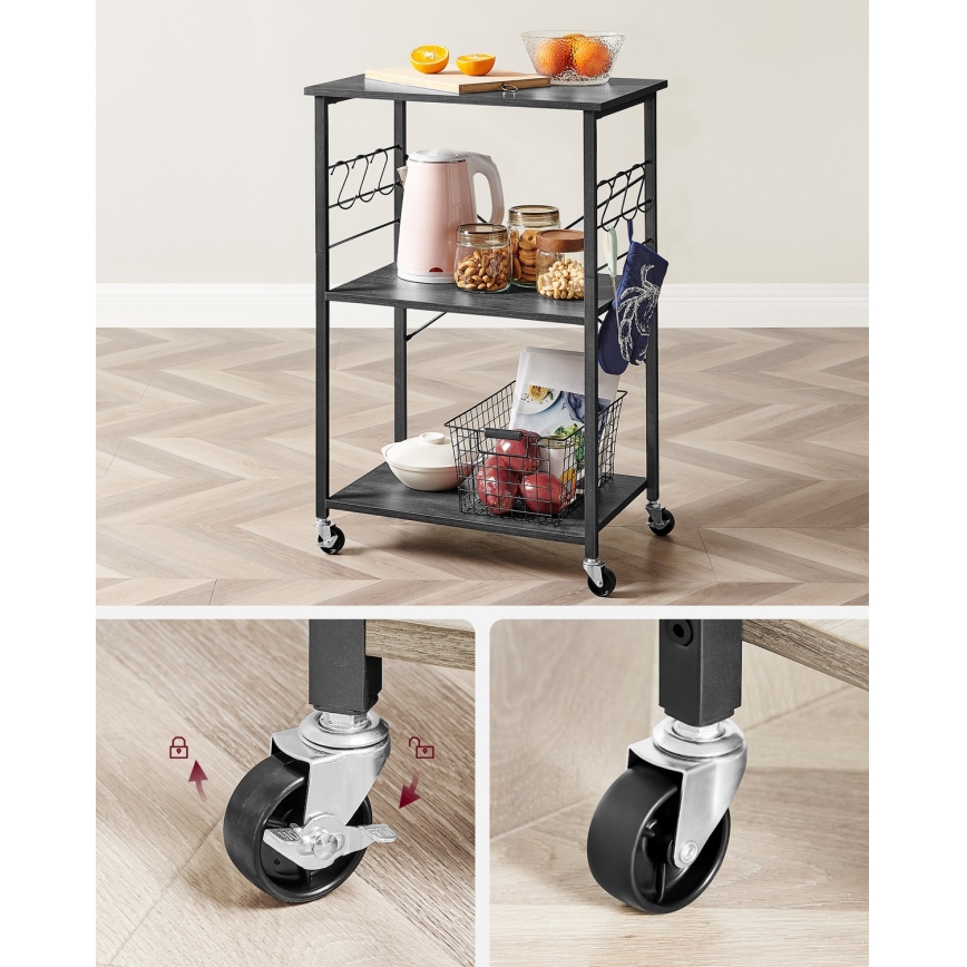 Mesa de servir MARGE preta