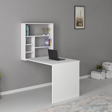 Mesa de trabalho com uma prateleira SEDIR 154,2x90 cm branco