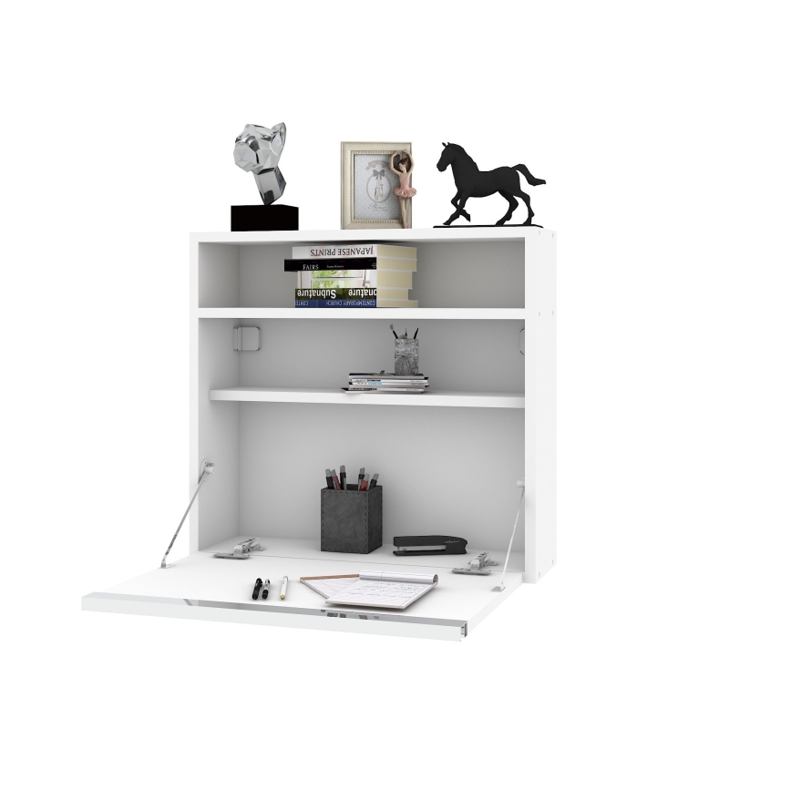 Mesa de trabalho dobrável OPTIMUM 60x64 cm branco