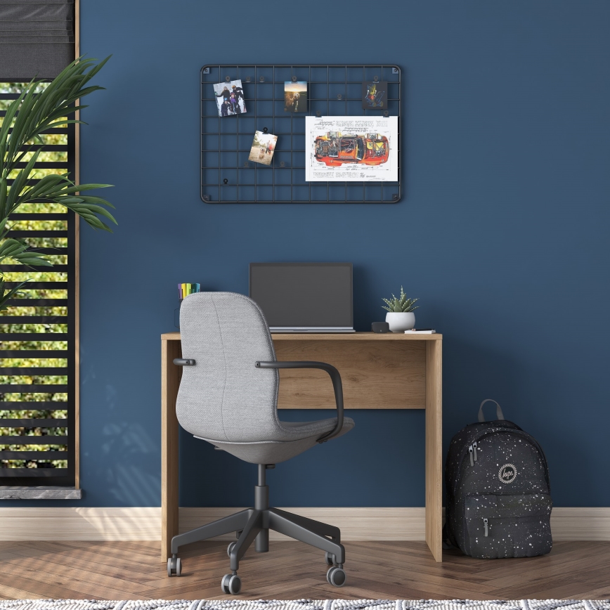 Mesa de trabalho RANI 90x73 cm castanho