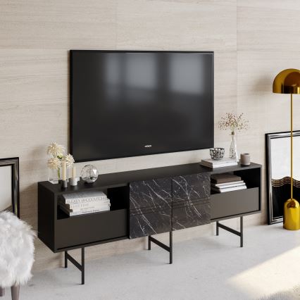 Mesa de TV DERIN 65x180 cm preto