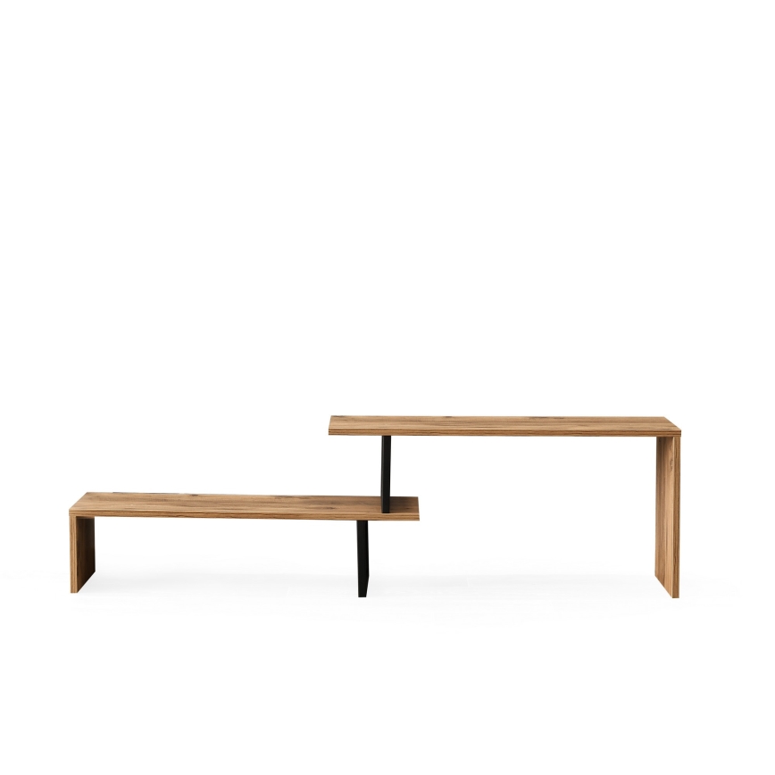 Mesa de TV OVIT 44x153 cm castanho/preto