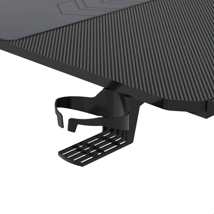 Mesa gaming FALCON com LED RGB retroiluminação 116x60 cm preto