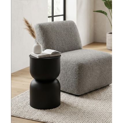 Mesa lateral PETIT, Ø 31 cm, preta