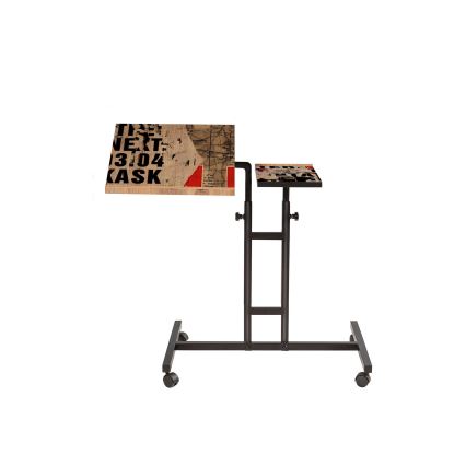Mesa regulável GLEN 87x40 cm castanho