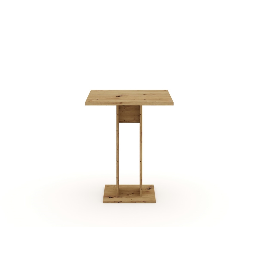 Mesa STRAPO 68x68 cm carvalho Artisan