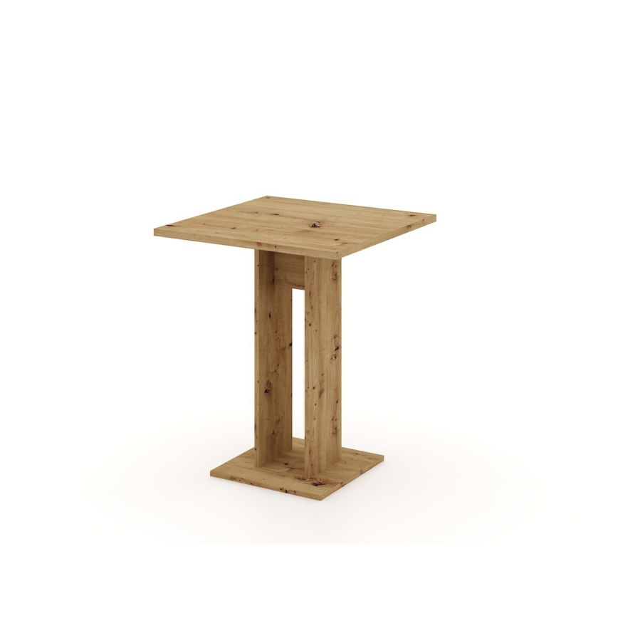 Mesa STRAPO 68x68 cm carvalho Artisan