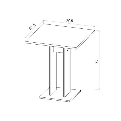 Mesa STRAPO carvalho Wotan