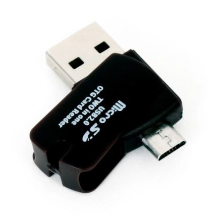 MicroSDHC 4 em 1 16GB + adaptador SD + leitor MicroSD + adaptador OTG