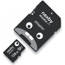 MicroSDXC 128GB U3 100MB/s + SD adaptador
