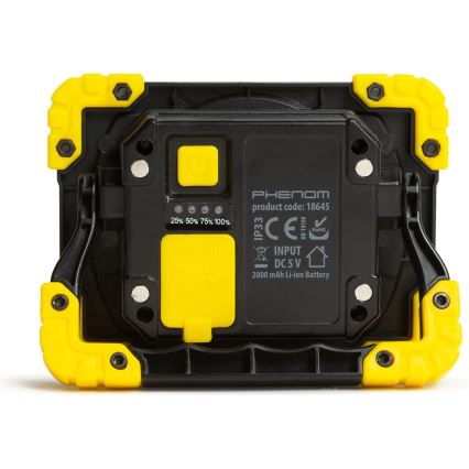 Mini holofote portátil LED LED/5W/5V Li-Ion 2000mAh IP33