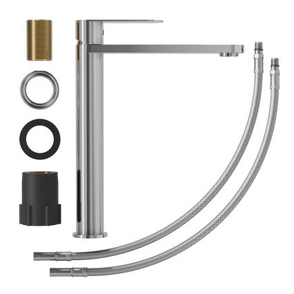 Misturador para lavatório TARNBY 27,3 cm, acabamento cromo brilhante