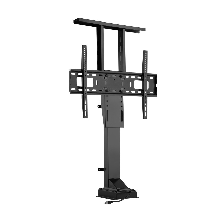 MK FLORIA MKF-19DM648 - Suporte de chão para TV 37-65 preto SCHUKO + comando remoto