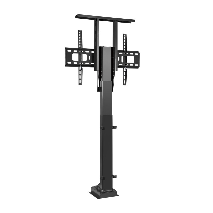 MK FLORIA MKF-19DM648 - Suporte de chão para TV 37-65 preto SCHUKO + comando remoto