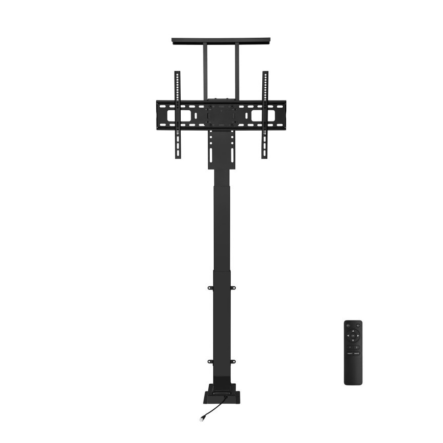 MK FLORIA MKF-19DM648 - Suporte de pé para TV 37-65 preto SCHUKO + controlo remoto