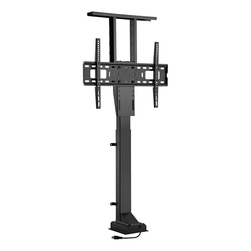 MK FLORIA MKF-19DM648 - Suporte de pé para TV 37-65 preto SCHUKO + controlo remoto