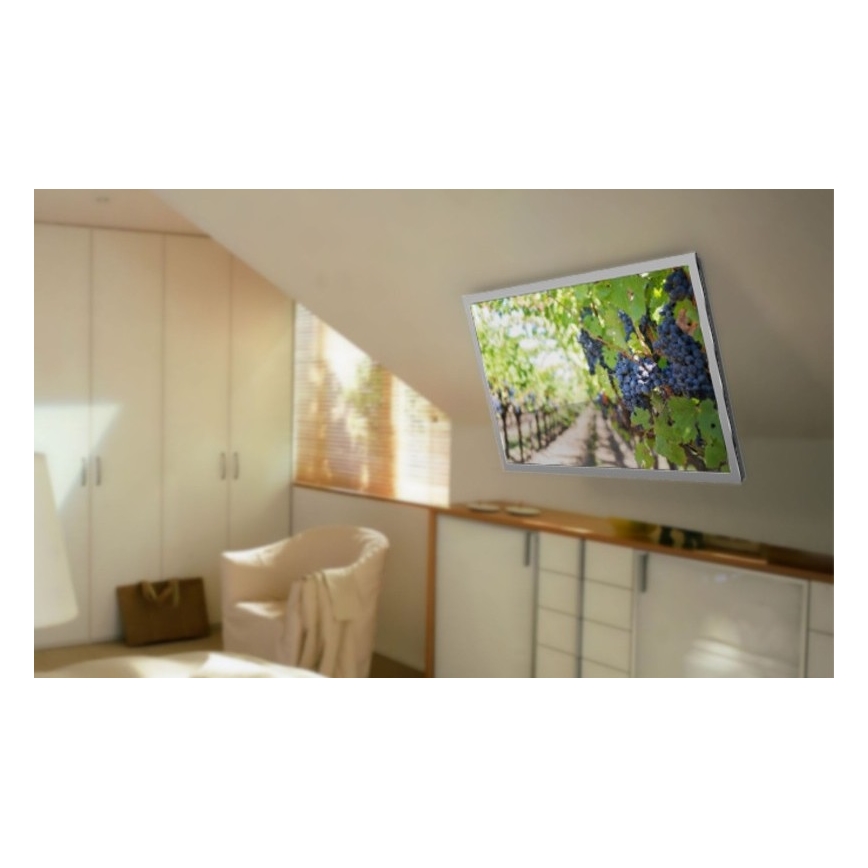 MK FLORIA MKF-20DM444 - Suporte de teto inteligente para TV 55 preto Wi-Fi TUYA + comando