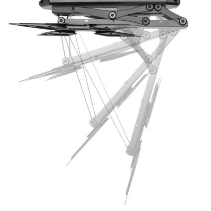 MK FLORIA MKF-20DM444 - Suporte de teto inteligente para TV 55 preto Wi-Fi TUYA + comando