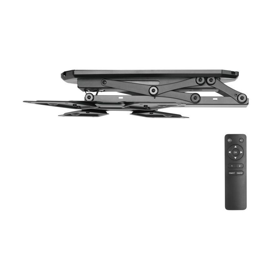 MK FLORIA MKF-20DM444 - Suporte de teto inteligente para TV 55 preto Wi-Fi TUYA + comando