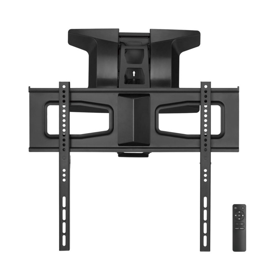 MK FLORIA MKF-21DM647 - Suporte de parede articulado para TV de 70 preto + comando remoto