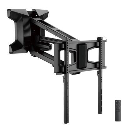 MK FLORIA MKF-21DM647 - Suporte de parede articulado para TV de 70 preto + comando remoto