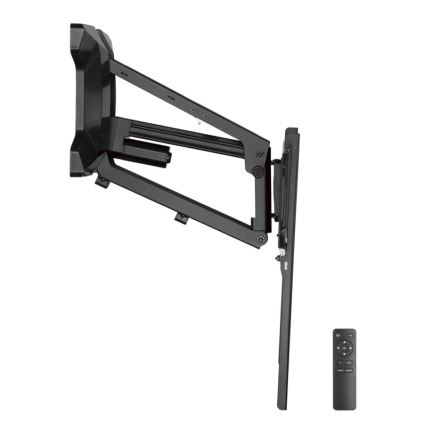 MK FLORIA MKF-21DM647 - Suporte de parede articulado para TV de 70 preto + comando remoto