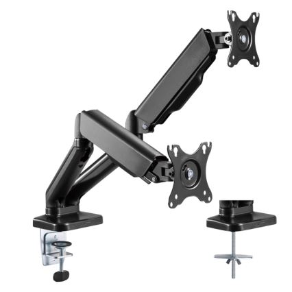 MK FLORIA MKF-21DP113S2 - Suporte ajustável para dois monitores 32 preto