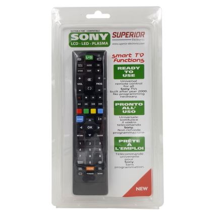 MK FLORIA Superior CR UNI TV SONY - Comando de substituição para televisores SONY 2xAAA