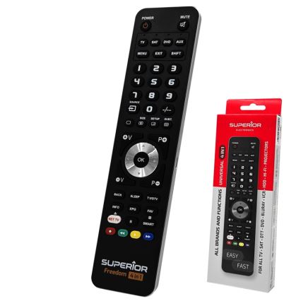 MK FLORIA Superior FREEDOM 4em1 USB - Comando 4em1 USB 2xAAA