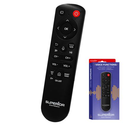 MK FLORIA Superior Samsung Voice - Comando substituto para TV da marca Samsung 2xAAA