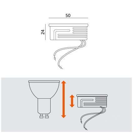 Módulo LED LED/5W/230V 3000K