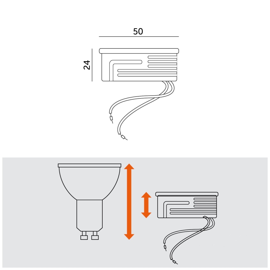 Módulo LED LED/5W/230V 3000K