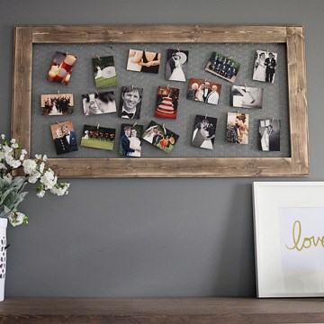 Moldura de madeira para fotografias 100x60 cm madeira