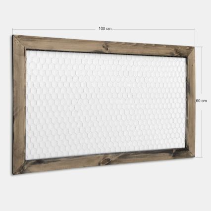 Moldura de madeira para fotografias 100x60 cm madeira