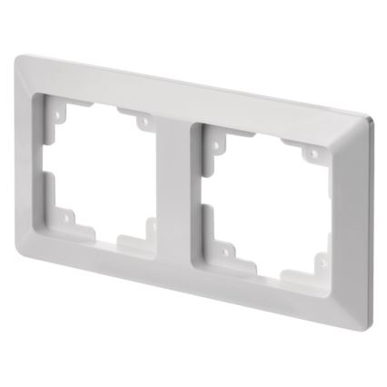 Moldura para interruptores 2P branco