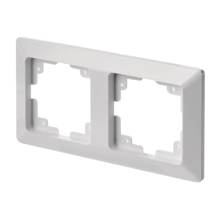 Moldura para interruptores 2P branco