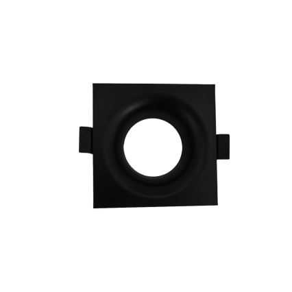 Moldura para luminária embutida GU10 8,6 x 8,6 cm, preta
