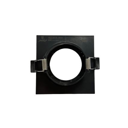 Moldura para luminária embutida GU10 8,6 x 8,6 cm, preta