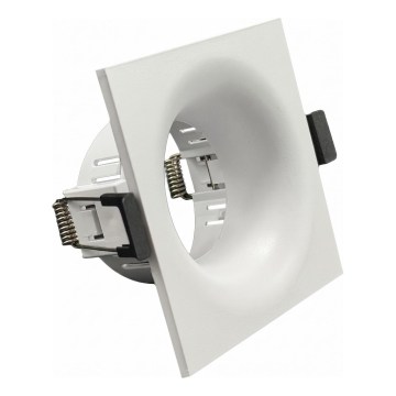 Moldura para luminária embutida GU10 8,6x8,6 cm branca