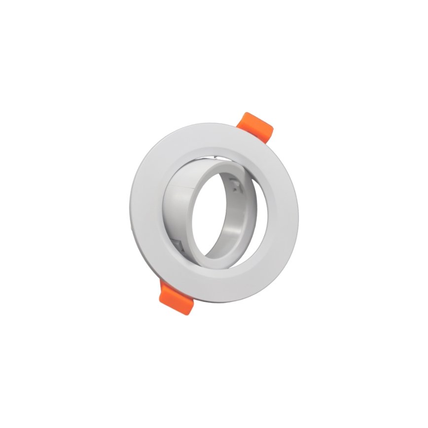 Moldura para luminária embutida GU10, Ø 9 cm, branco