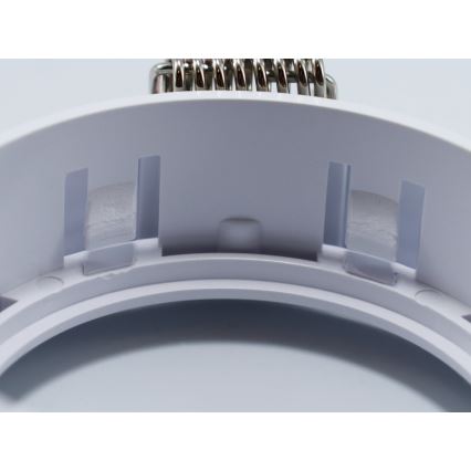 Moldura para luminária embutida GU10, Ø 9 cm, branco