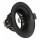 Moldura para spot embutido GU10, Ø 8,6 cm, preta