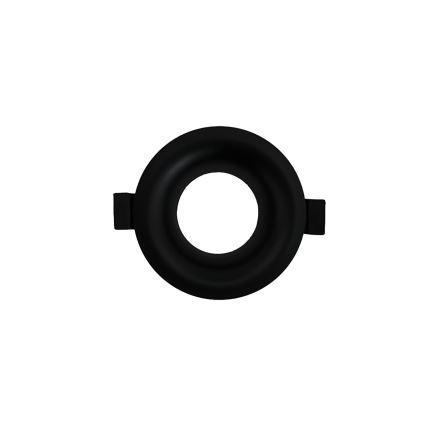 Moldura para spot embutido GU10, Ø 8,6 cm, preta