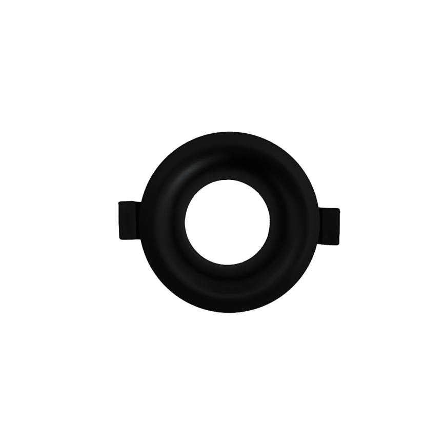 Moldura para spot embutido GU10, Ø 8,6 cm, preta