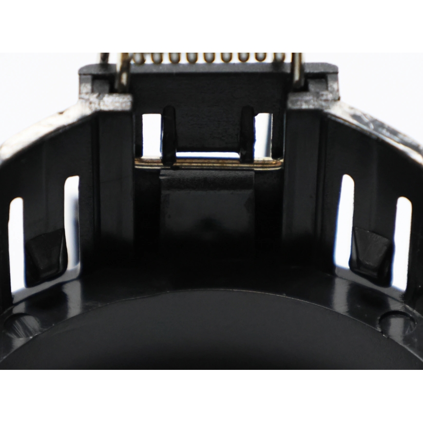 Moldura para spot embutido GU10, Ø 8,6 cm, preta