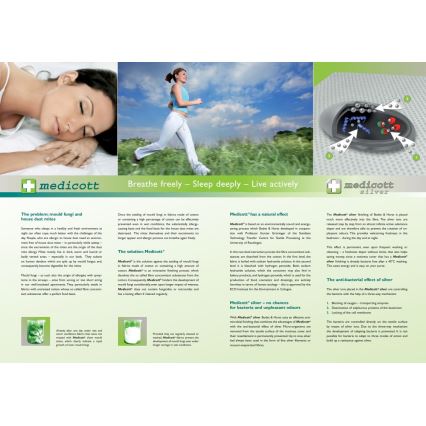 Monarch - Protetor de colchão WOOL 90x200 cm